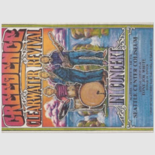 Papel De Seda Creedard Clearwater Revival Tissue Paper