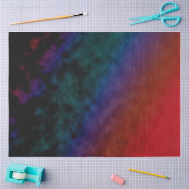 Papel De Seda Crepúsculo de Néon (Arte )
