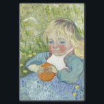 Papel De Seda Criança com Laranja, Vincent Van Gogh<br><div class="desc">Vincent van Gogh gostava de pinturas fazeres de Crianças. Uma vez ele disse que é a única coisa que "me entusiasma às profundezas da minha alma, e que me faz sentir o infinito mais do que qualquer outra coisa." A pintura de crianças, em particular, representou o renascimento e o infinito....</div>
