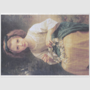 Papel De Seda Criança entrando numa Coroa, Bouguereau