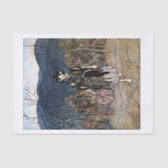 Papel De Seda Criança selvagem (Frente )