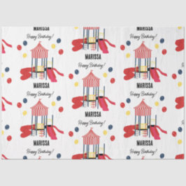 Papel De Seda Crianças de Playground Meninos Meninas Aniversário