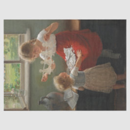 Papel De Seda Crianças Fazeres Silhuettes (Crianças Cutes Brinca