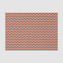 Papel De Seda Crianças Halloween Chevron Laranja Negrito