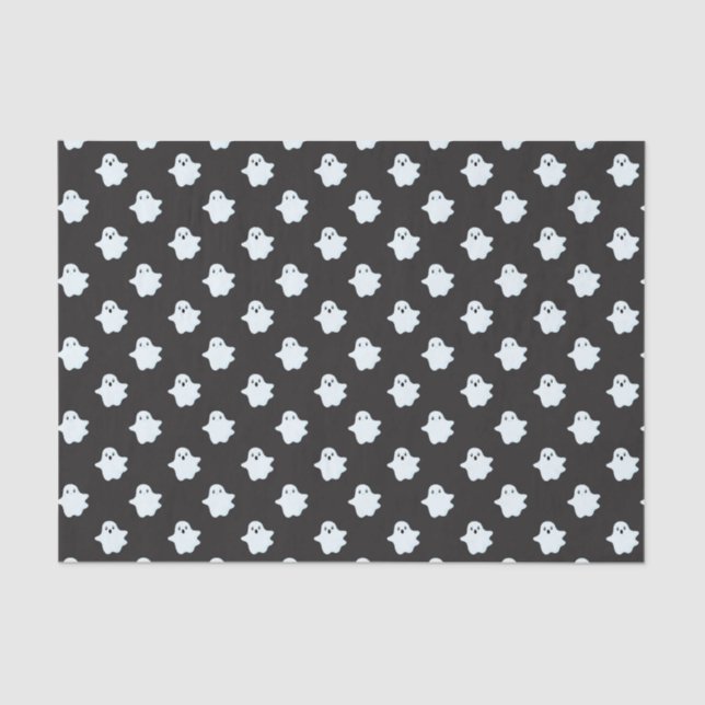 Papel De Seda Crianças Negras com Fantasmas Brancos (Frente )