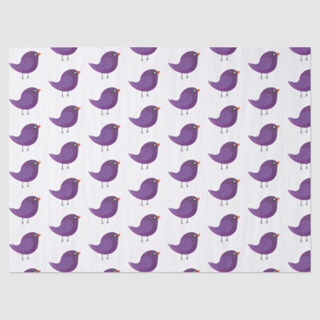 Papel De Seda Crianças, passarinho fofo (Frente )