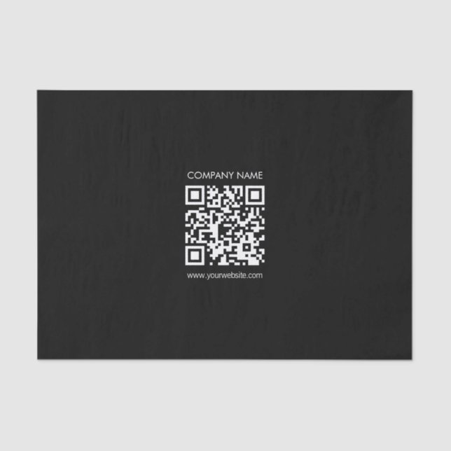 Papel De Seda Criar um código QR instantaneamente design simples (Frente )