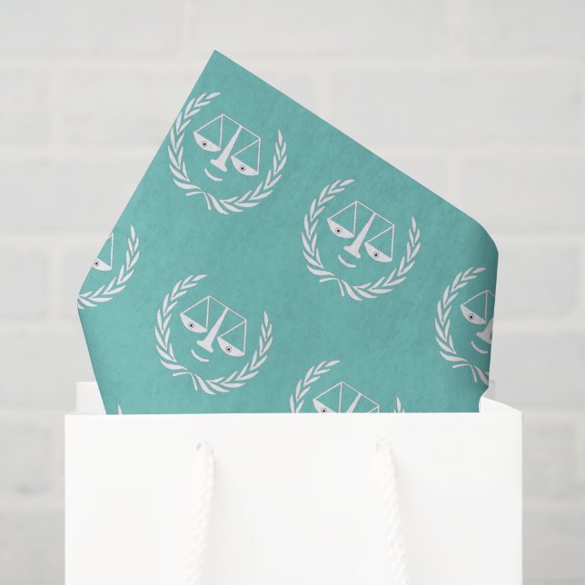 Papel de Seda Criativo Presente para Advogado (Sacola de presentes)