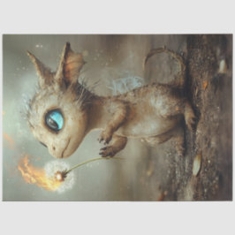 Papel De Seda Criatura de Mini Dragão Mágico de Dissociação