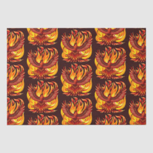 Papel De Seda Criatura mitológica fênix