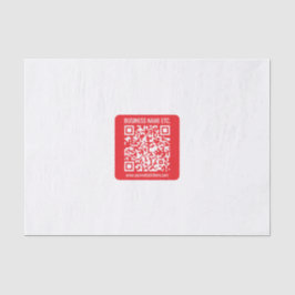 Papel De Seda Crie instantaneamente seu próprio código QR | Verm