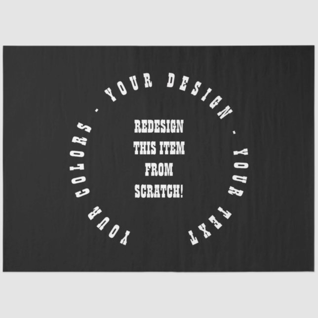 Papel De Seda Crie seu (Frente )