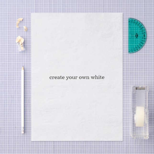 Papel De Seda crie seu próprio branco  (Arte )