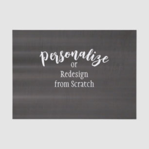 Papel De Seda Crie seu próprio design personalizado