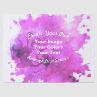 Papel De Seda Crie seu próprio design personalizado