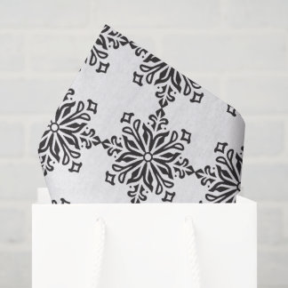 Papel De Seda Crie Seu Próprio Floco de Neve Estilizado Vintage