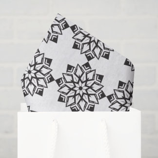 Papel De Seda Crie Seu Próprio Floco de Neve Simples Estilizado