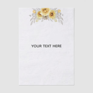Papel De Seda Crie Seu Próprio Floral