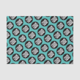 Papel De Seda Crie seu próprio padrão comercial de turquesa de l