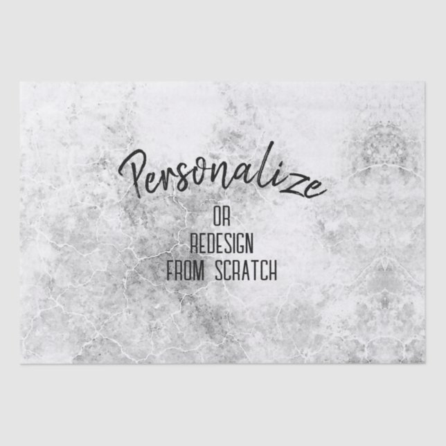 Papel De Seda Crie seu próprio personalizado (Frente )