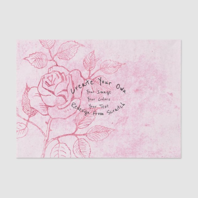 Papel De Seda Crie seu próprio personalizado (Frente )