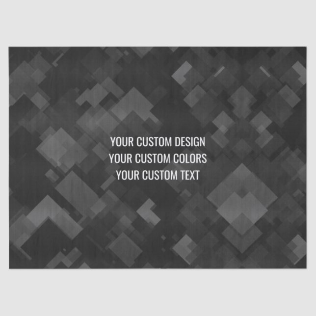 Papel De Seda Crie seu próprio personalizado (Frente )