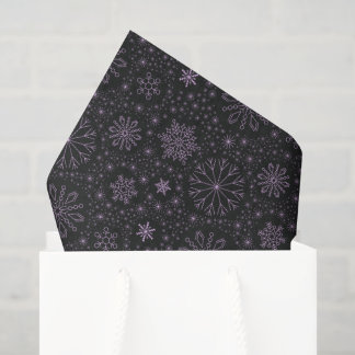 Papel De Seda Crie Seus Próprios Flocos de Neve Minimalistas Vin