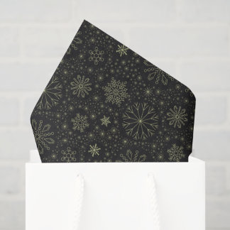 Papel De Seda Crie Seus Próprios Flocos de Neve Minimalistas Vin