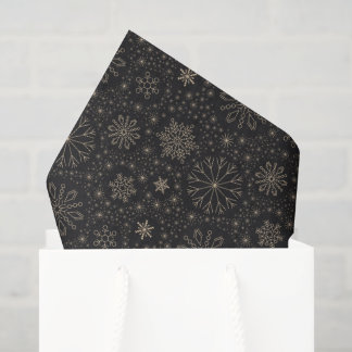 Papel De Seda Crie Seus Próprios Flocos de Neve Minimalistas Vin