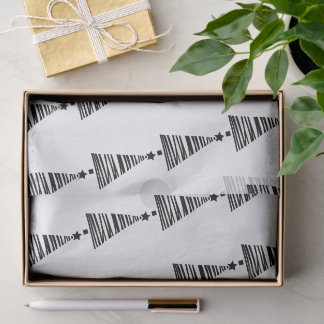 Papel De Seda Crie Sua Própria Árvore de Natal Simples Personali