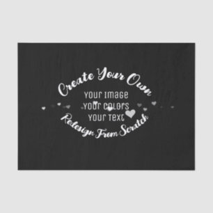 Papel De Seda Crie sua própria imagem personalizada