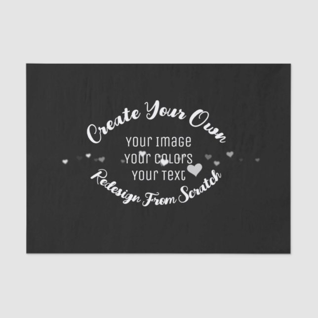 Papel De Seda Crie sua própria imagem personalizada (Frente )