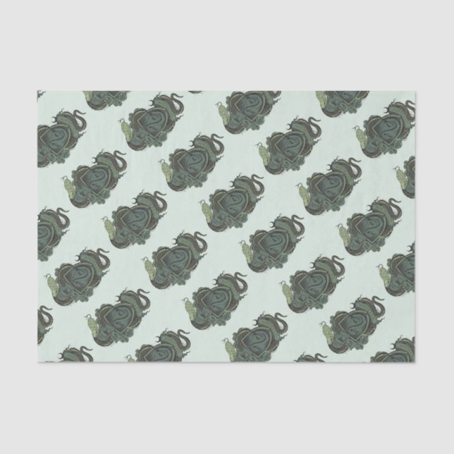Papel De Seda Crista de Harry Potter | Slytherin (Frente )