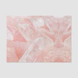 Papel De Seda Cristal de quartzo cor-de-rosa