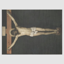 Papel De Seda Cristo Crucificado na Cruz (Fé) (Velazquez)