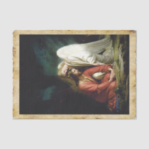 Papel De Seda Cristo em Gethsemane, Disoupage