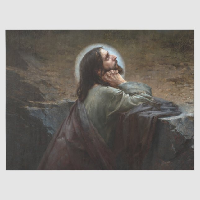 Papel De Seda Cristo no Monte Olive, Eles Serão Feitos! Por Lisk (Frente )