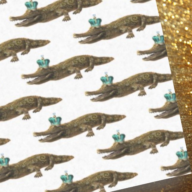 Papel De Seda Croc Real - Jewel Alligator (Criador carregado)