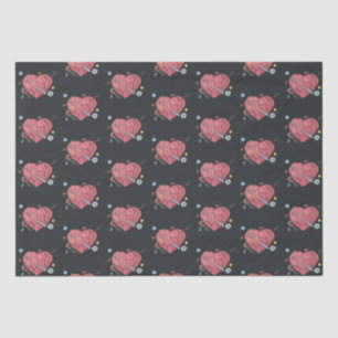 Papel De Seda Crochet Heart Yarn Pattern