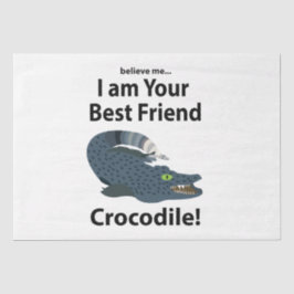 Papel De Seda Crocodilo Alligator Funny Crocodilo