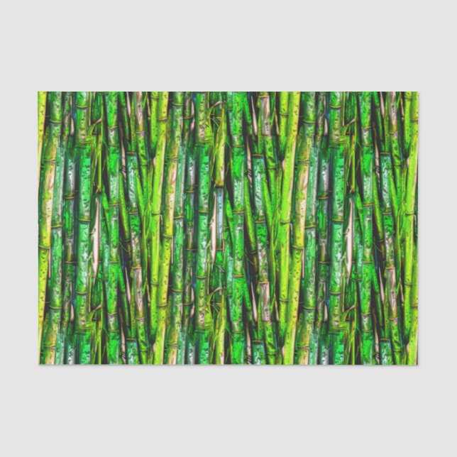 Papel De Seda Cromo de Bambu 1 e 2 (Frente )