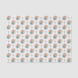 Papel De Seda Cruz de Páscoa Aquarela Pastel Cristã