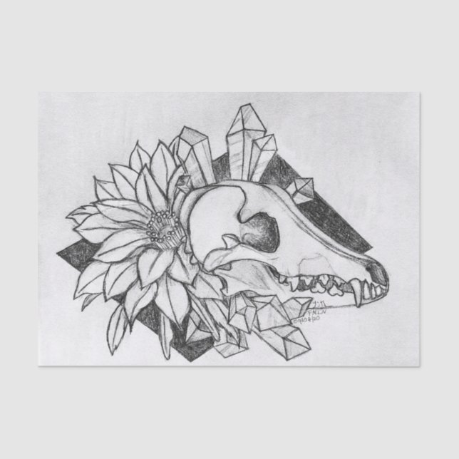 Papel De Seda Crystal Coyote  (Frente )