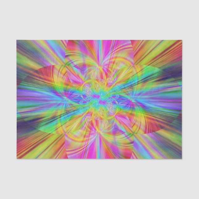Papel De Seda Crystal Rainbow Beams (Frente )