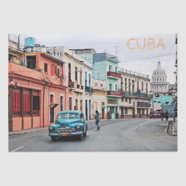 Papel De Seda Cuba (Frente )