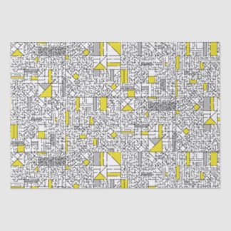 Papel De Seda Cubismo Maze