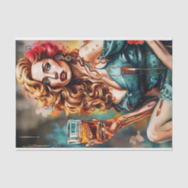 Papel De Seda Cuecas Cocktail - Desligamento da Mulher Whkey