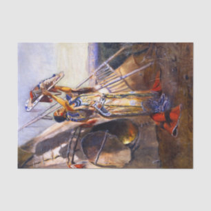 Papel De Seda “Culto ao Sol em Montana” por Charles Russell