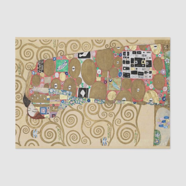 Papel De Seda Cumprimento, Gustav Klimt (Frente )