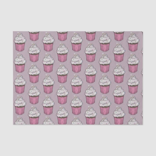 Papel De Seda Cupcake de proposta doce (Frente )